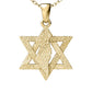 Land of David Pendant in Solid 14K Yellow Gold