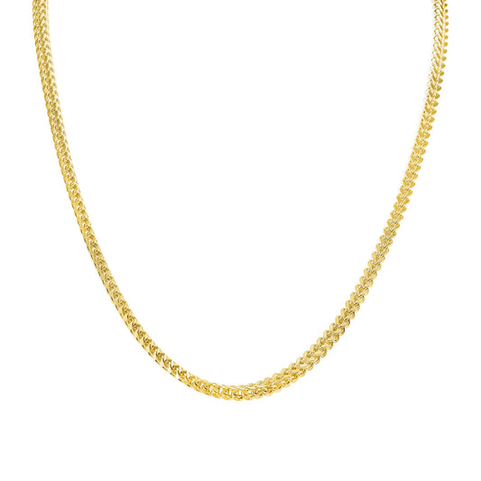 Men's 20" Franco Chain in 14K Yellow Gold