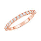 0.45ct Half Way Diamond Eternity Band in 14K White Gold