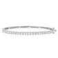 1.65ct Diamond Half-Way Bangle in 14K White Gold