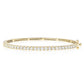 1.65ct Diamond Half-Way Bangle in 14K Rose Gold